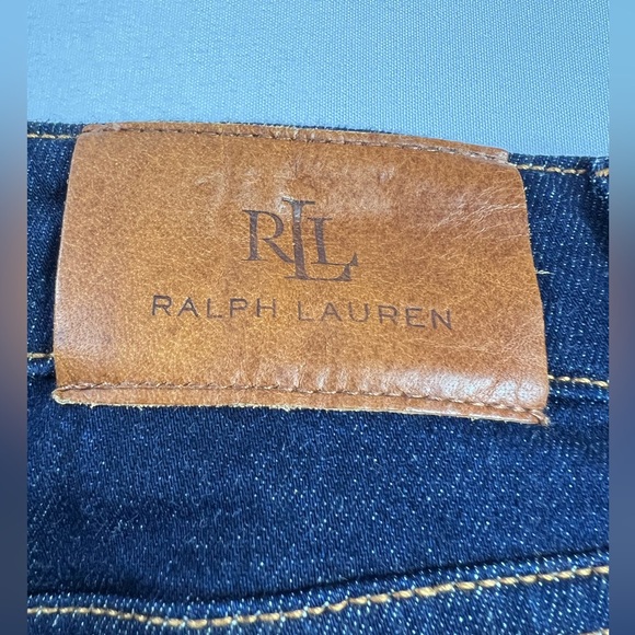 Lauren Ralph Lauren Blue Denim Jean Skirt Size 10 - Picture 5 of 16